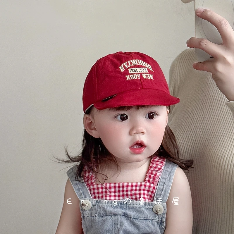 韩版婴儿鸭舌帽夏款速干男女宝宝防晒帽子春秋季棒球帽儿童遮阳帽
