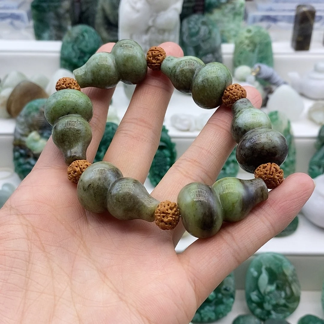独山玉未镶嵌手串