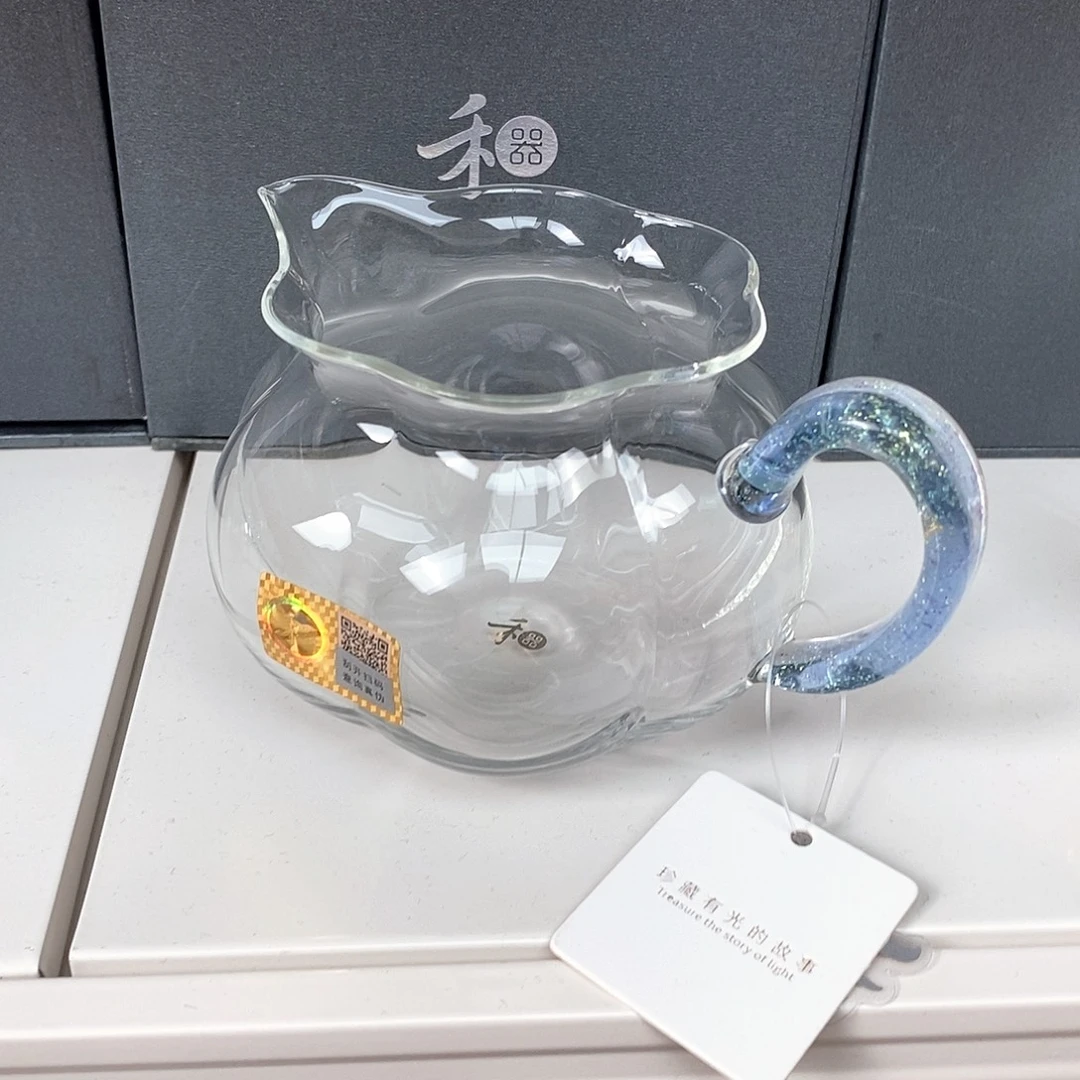 禾器纳福茶海透蓝金样品微瑕