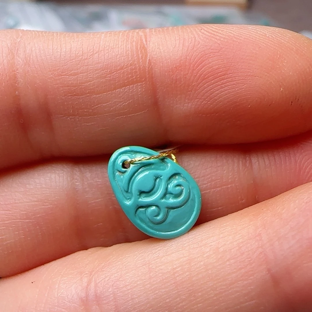 绿松石珠宝半成品未镶嵌