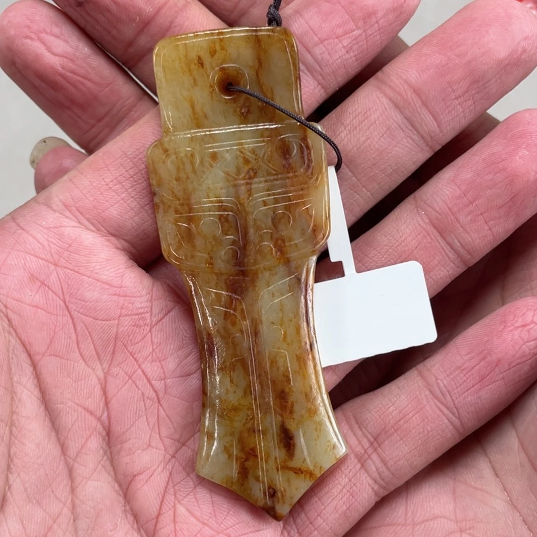 和田玉（糖玉）颈饰未镶嵌7*