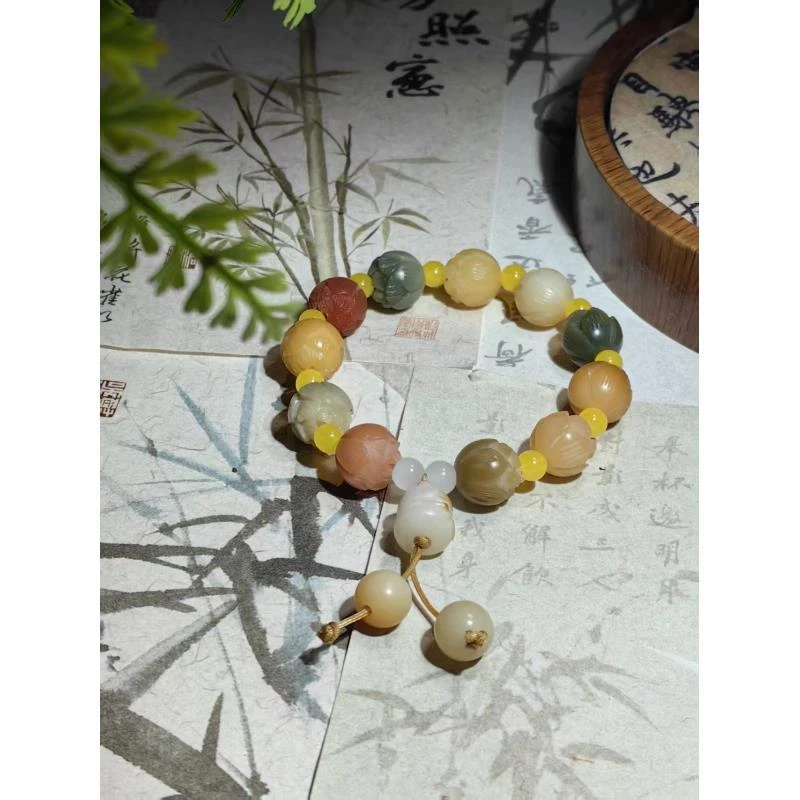 有钱花菩提单圈手串（无礼盒）1086