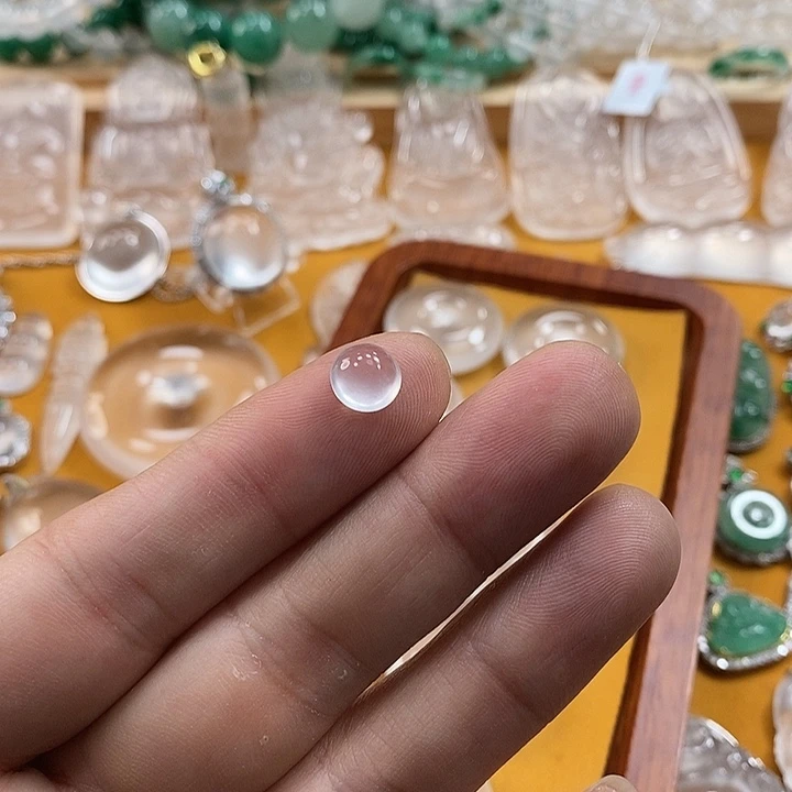 石英质玉平安扣未镶嵌