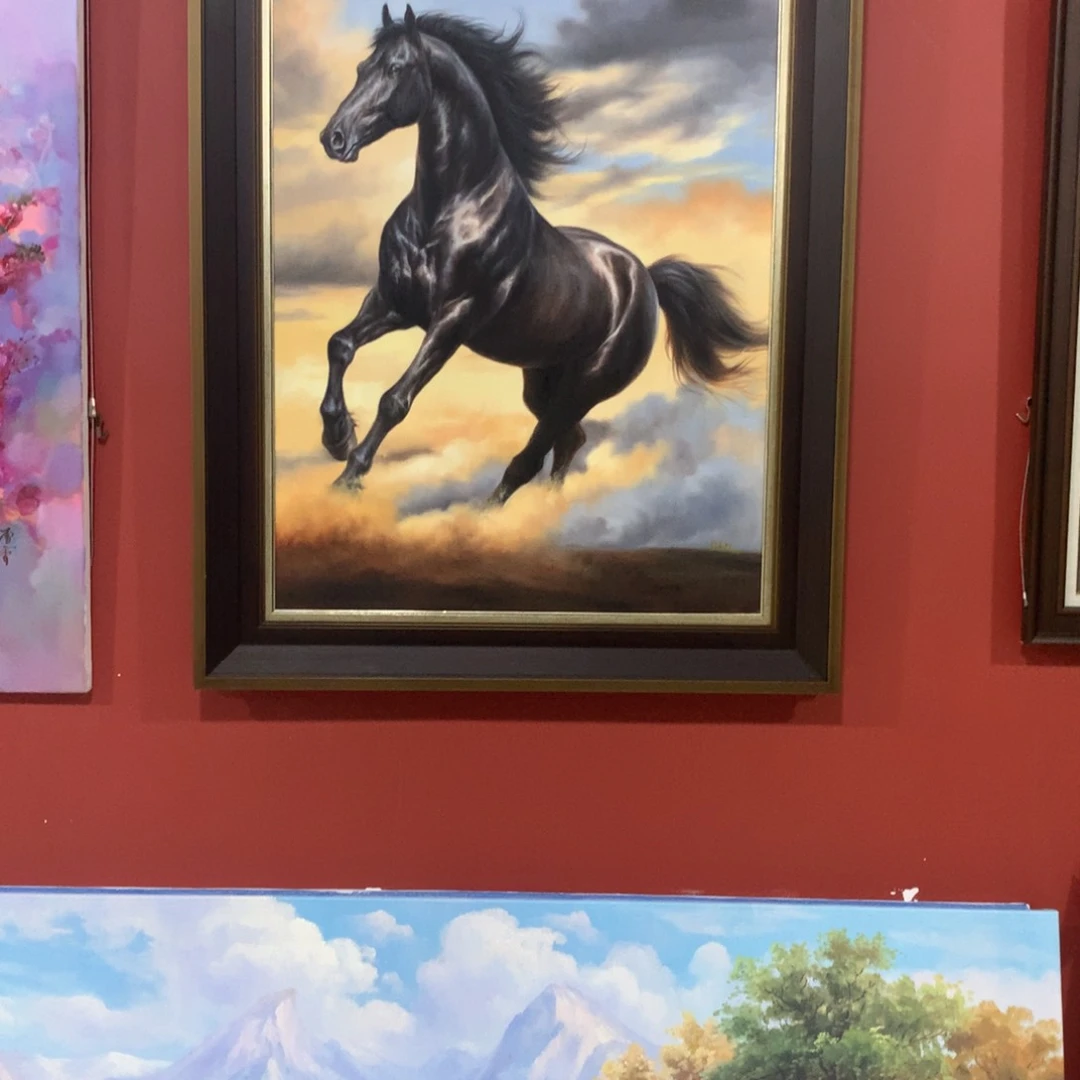 油画自**蕙油画作品原创作品