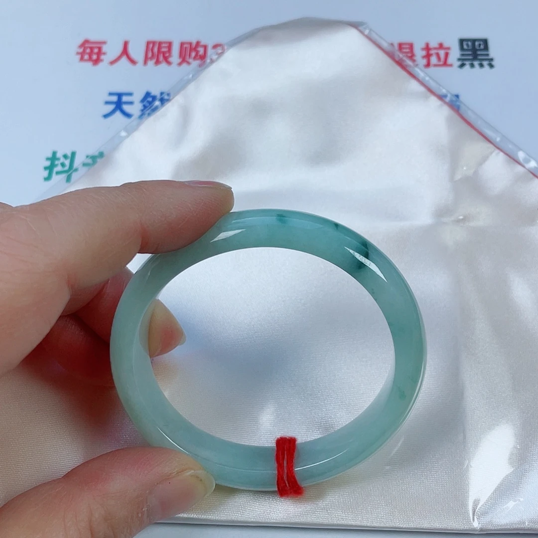 翡翠未镶嵌手镯翡翠手镯53.5贵妃