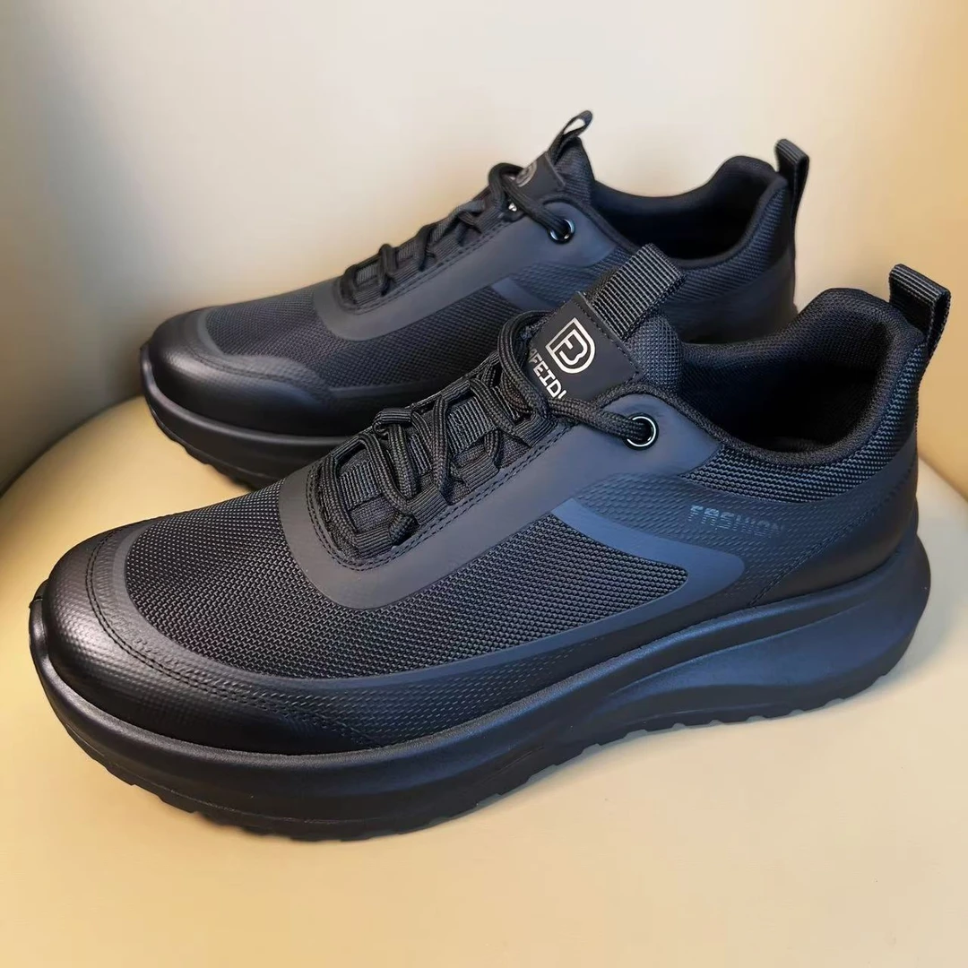 广州手工男鞋春夏新款运动男鞋厚底软底低帮单鞋006