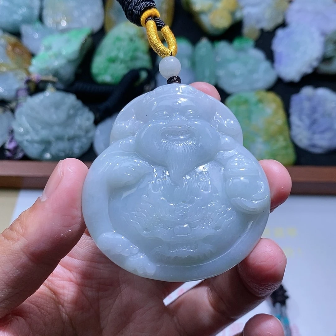 【闪购商品】翡翠颈饰未镶嵌财神