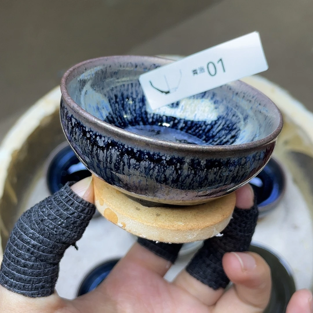 茶盏01 福临号建盏柴烧微瑕