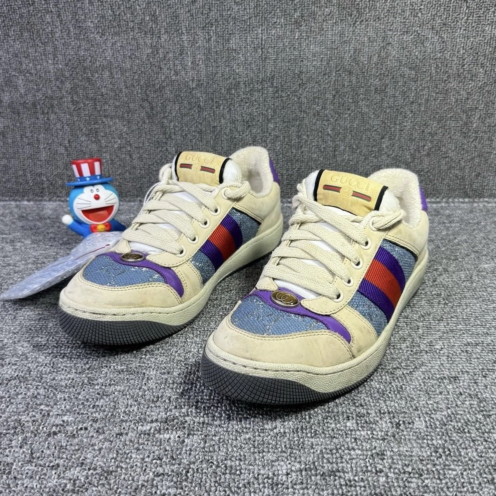 99新 GUCCI/古驰 36码 古驰脏脏鞋休闲鞋 D5662