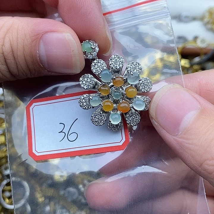 翡翠未镶嵌戒指36