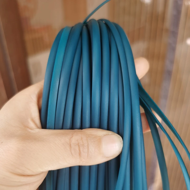 （荣荣手工）拍4斤送1斤PE裁剪蓝花手工编织花盆DIY裁剪编织包材料