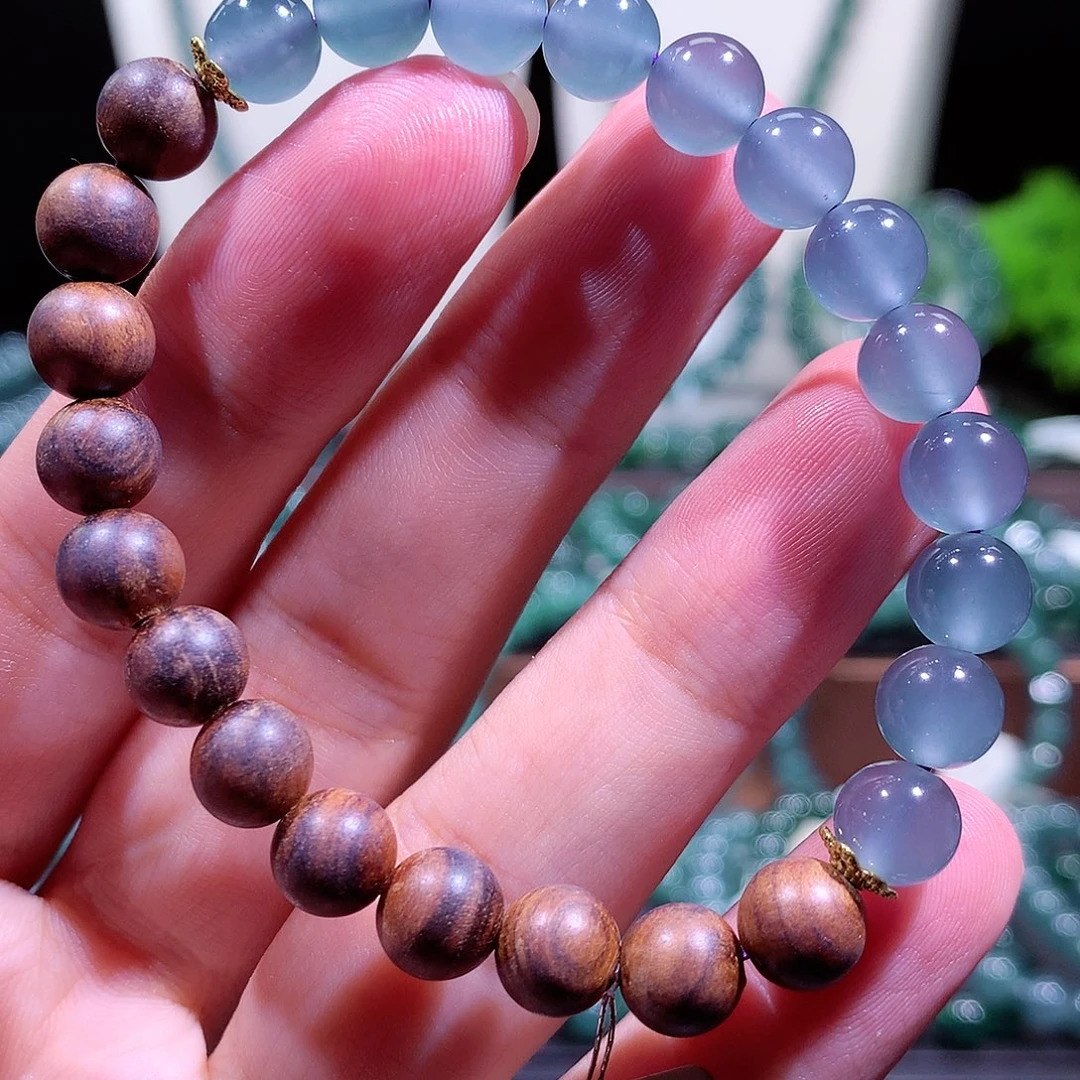 翡翠未镶嵌手链天然a货翡翠手串7.8