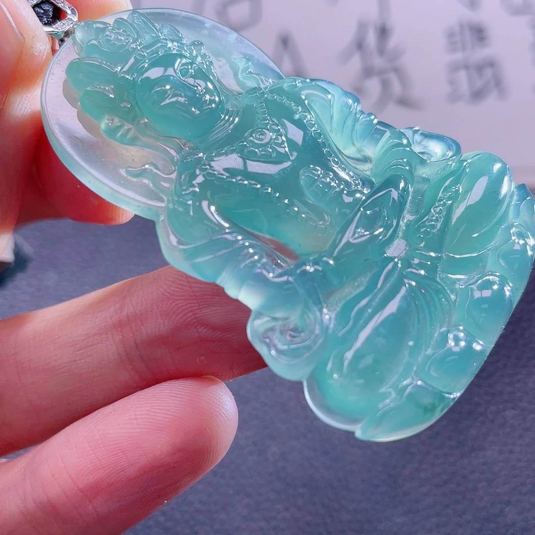 翡翠颈饰18K金镶嵌9999999999