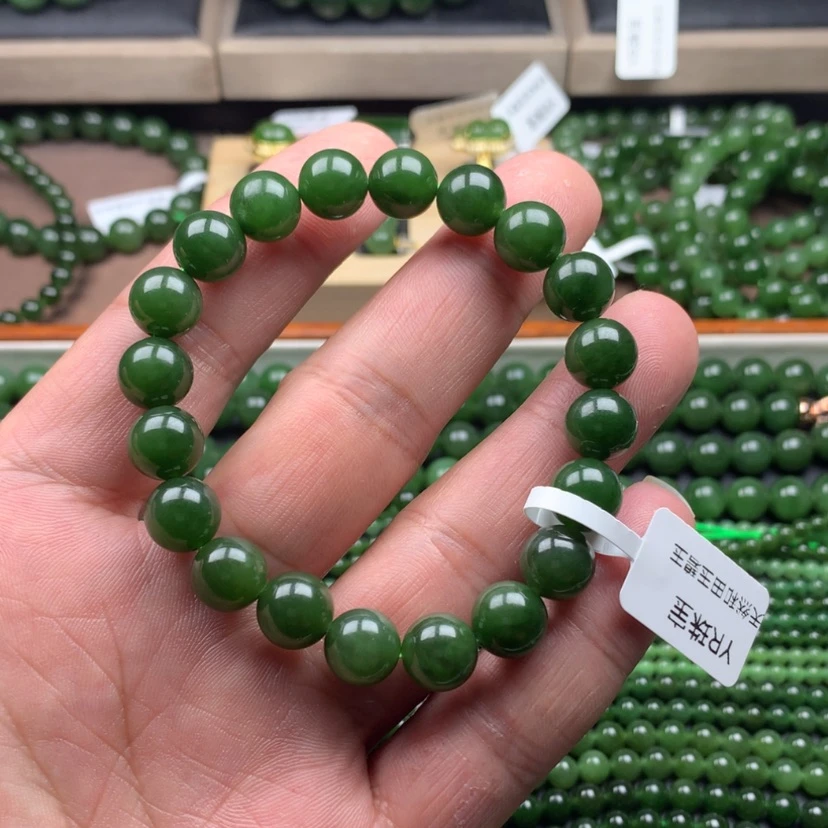 【闪购商品】和田玉（碧玉）手链未镶嵌D****.10