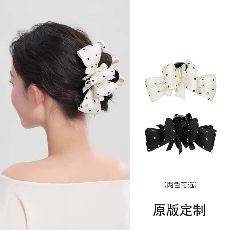 法式优雅抓夹女气质简约两色甜美都市百搭鲨鱼夹高级感时尚发夹新