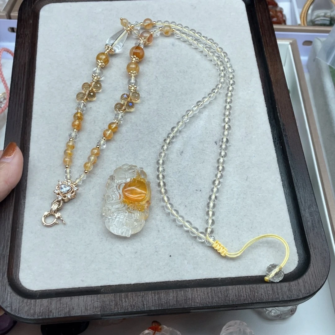 水晶吊坠(不含链)未镶嵌发***才