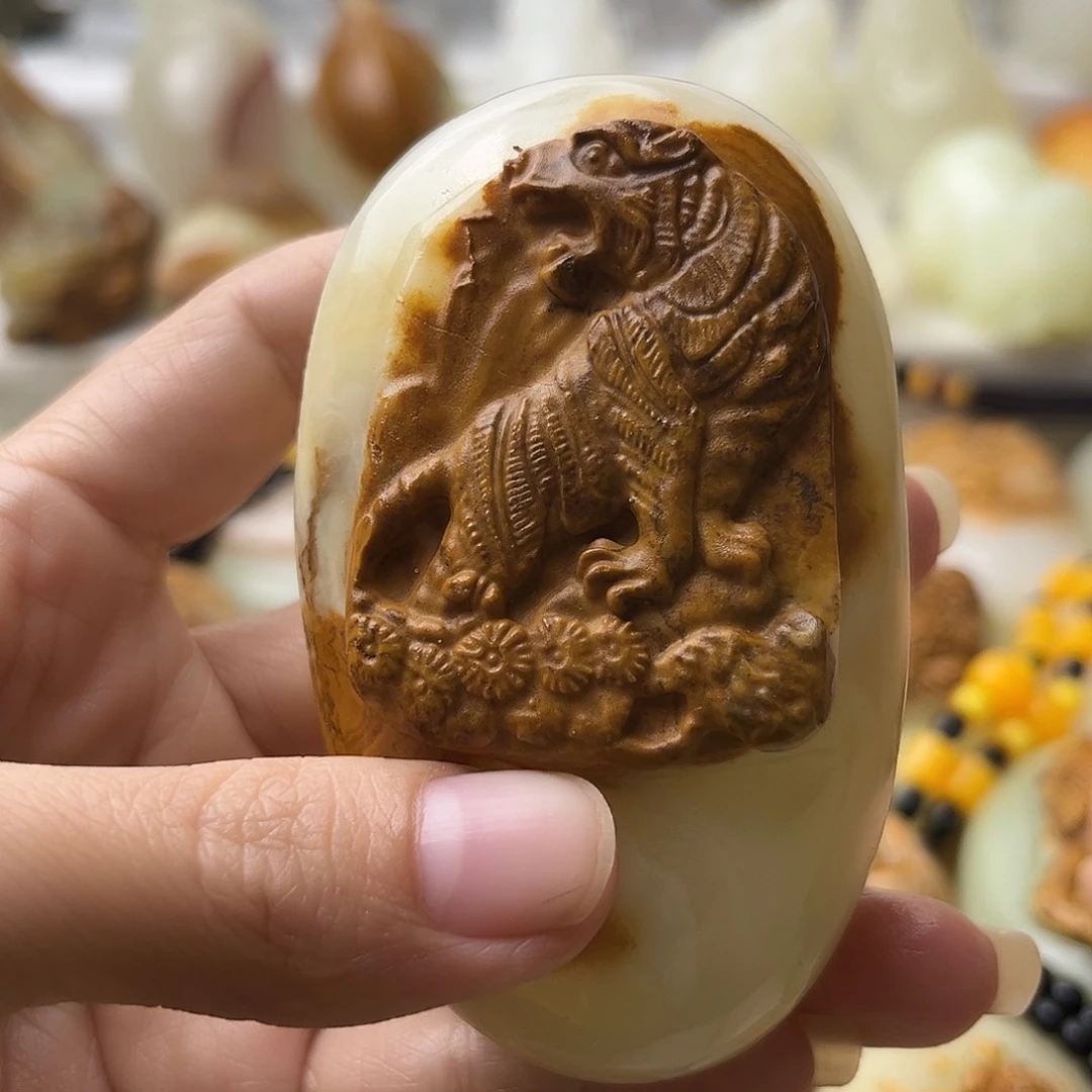 石材古青石不退换虎微瑕