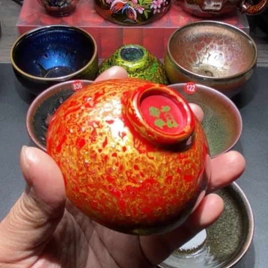 茶盏建盏主人杯茶壶盖碗品茗杯