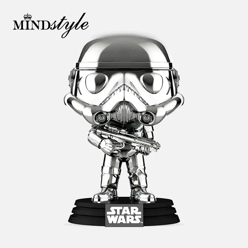 POP Star Wars - Stormtrooper (Silver Chrome)手办公仔摆件周边