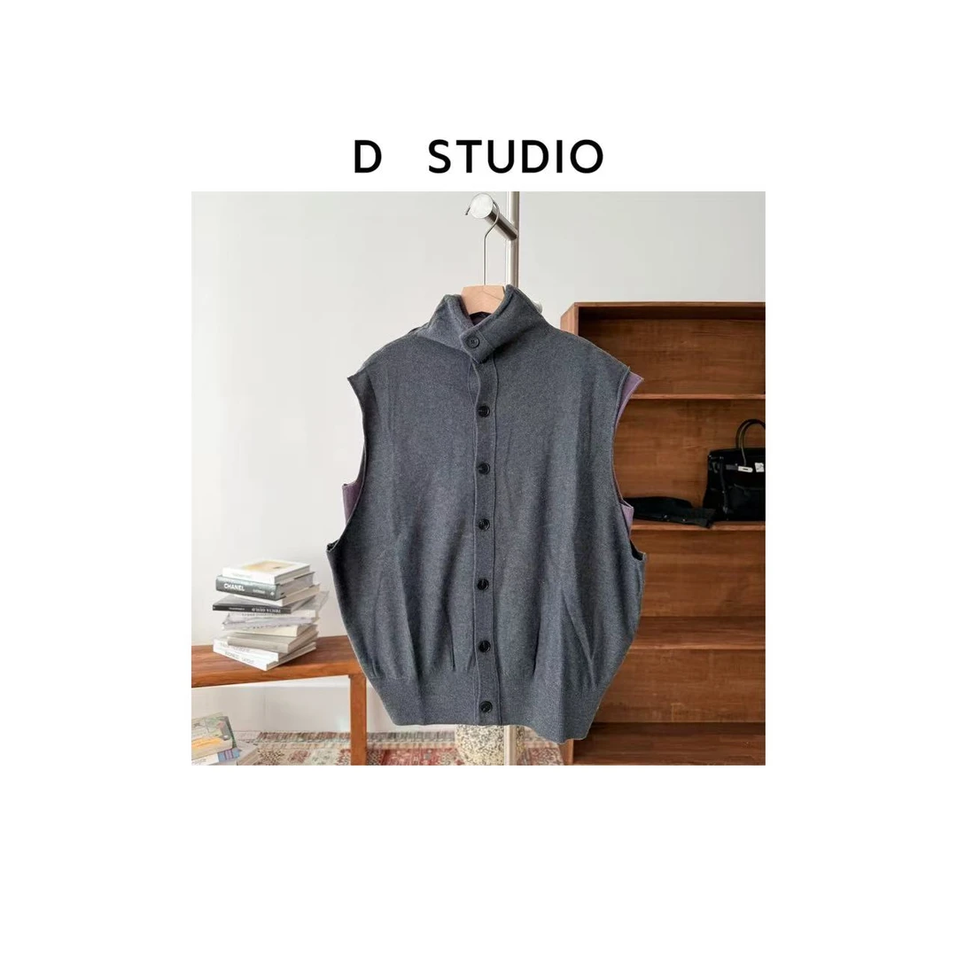 D STUDIO 两穿针织马甲 D3411
