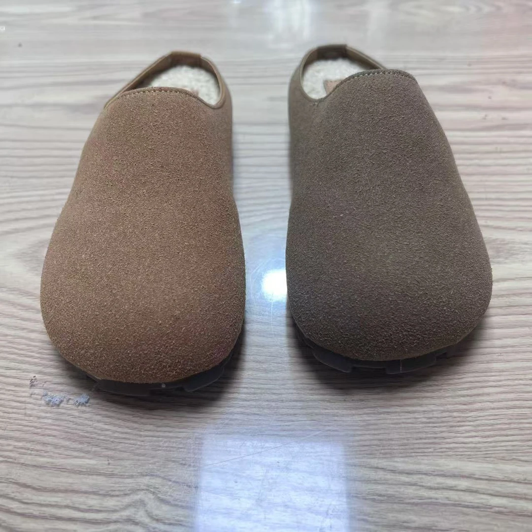 【年末清仓】K02外穿保暖加绒博肯包头拖