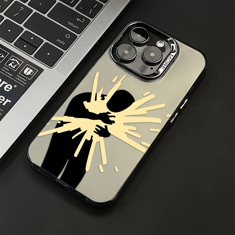 适用苹果16手机壳iphone15防摔14promax磨砂13/12/11创意小众高级