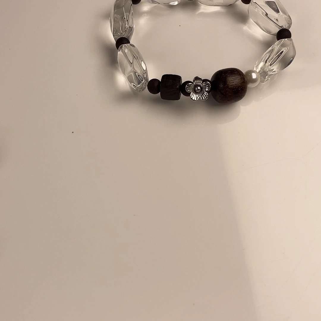 非金属手串白水冰块小花款