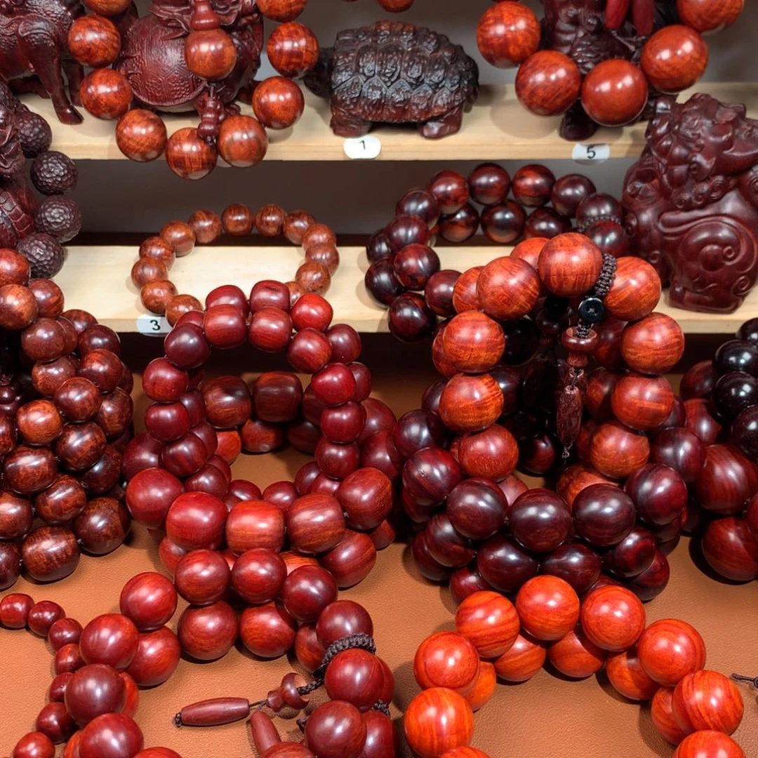 木高品质赞比亚血檀直播间