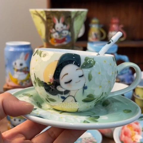 炉景德镇釉下手绘陶瓷