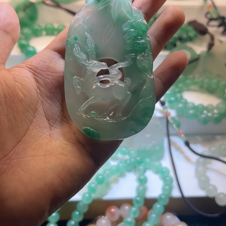 石英质玉手串未镶嵌小*