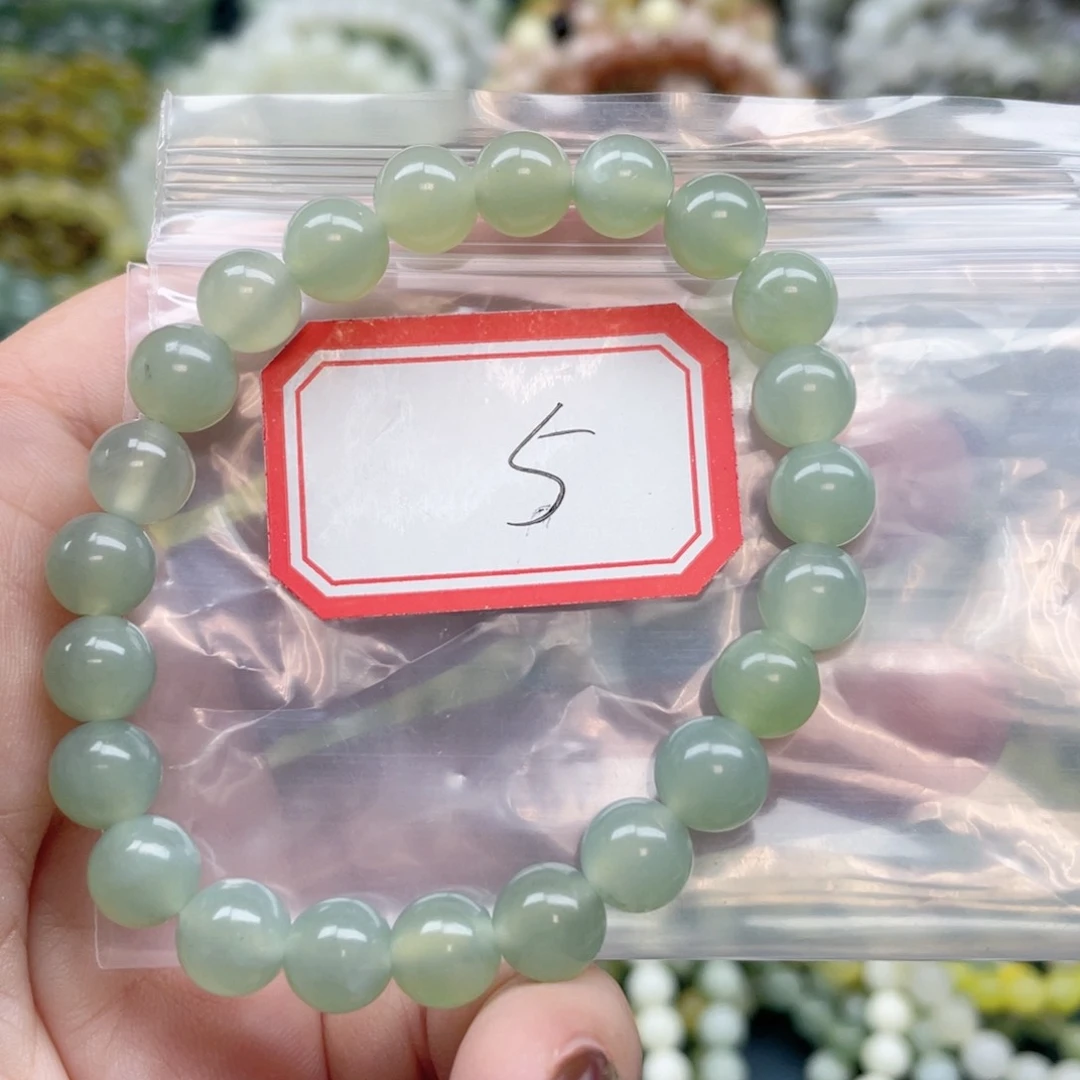 未镶嵌蛇纹石玉手串