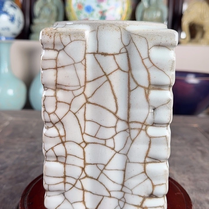 官窑尊瓶品相完美