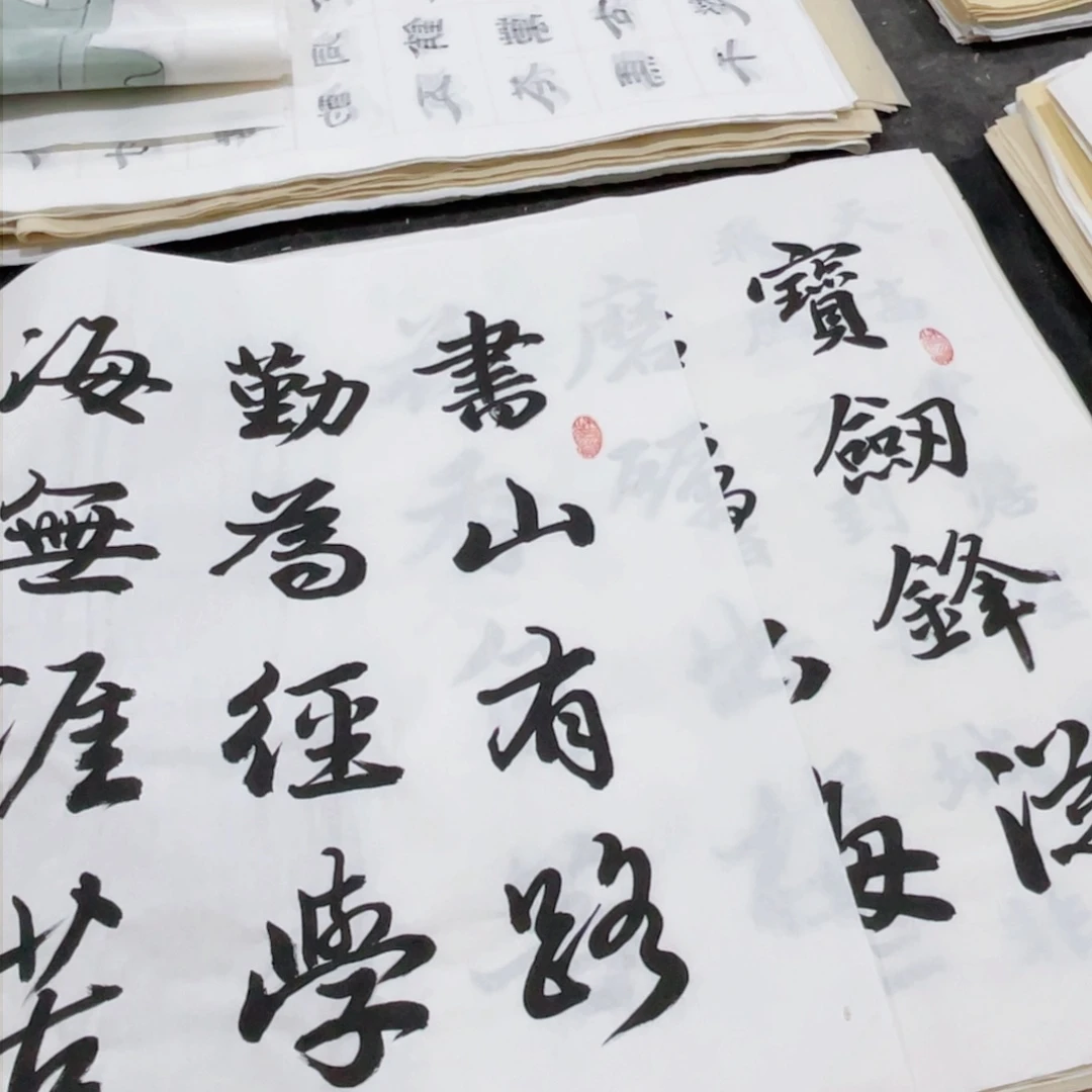 8*5宣纸斗方两个 和万胜老师