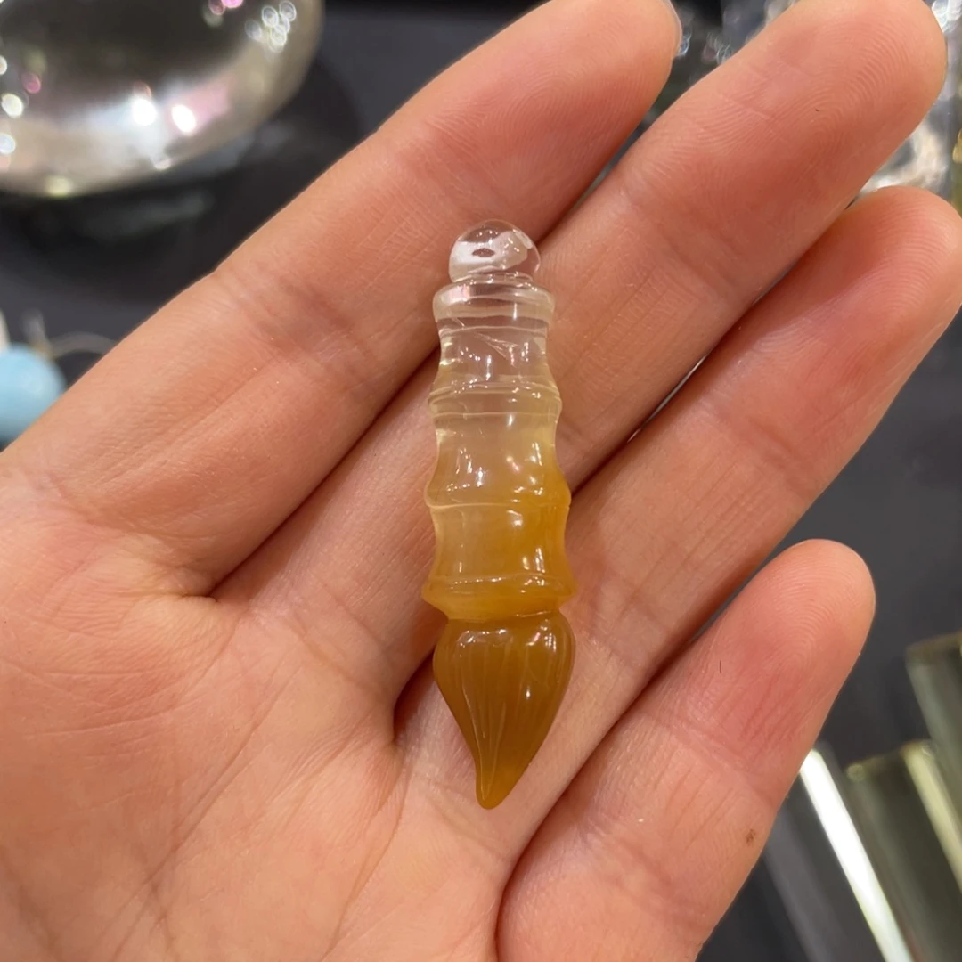 水晶兔毛毛笔未镶嵌