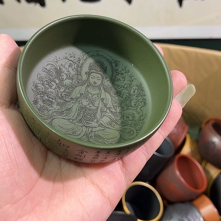 茶杯紫砂全手工紫砂主人杯