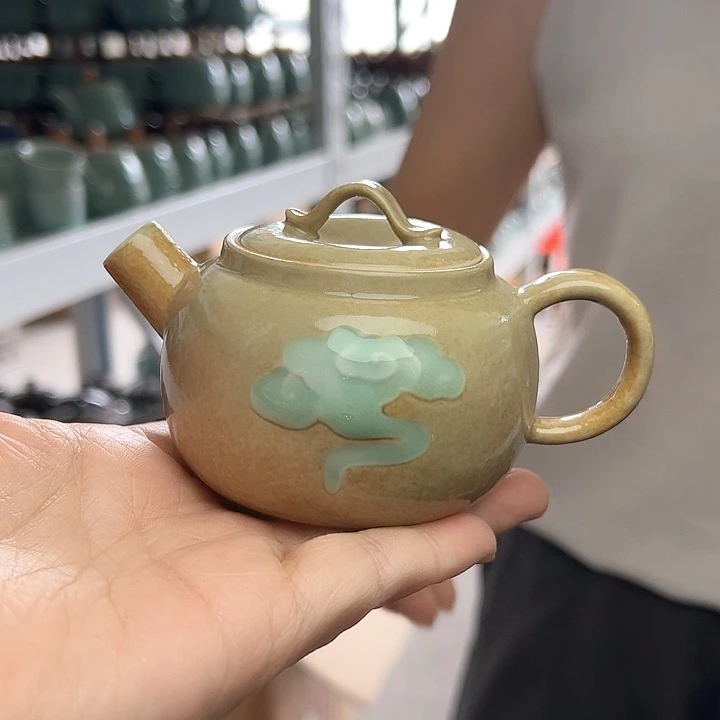 龙泉云间青瓷小米茶器