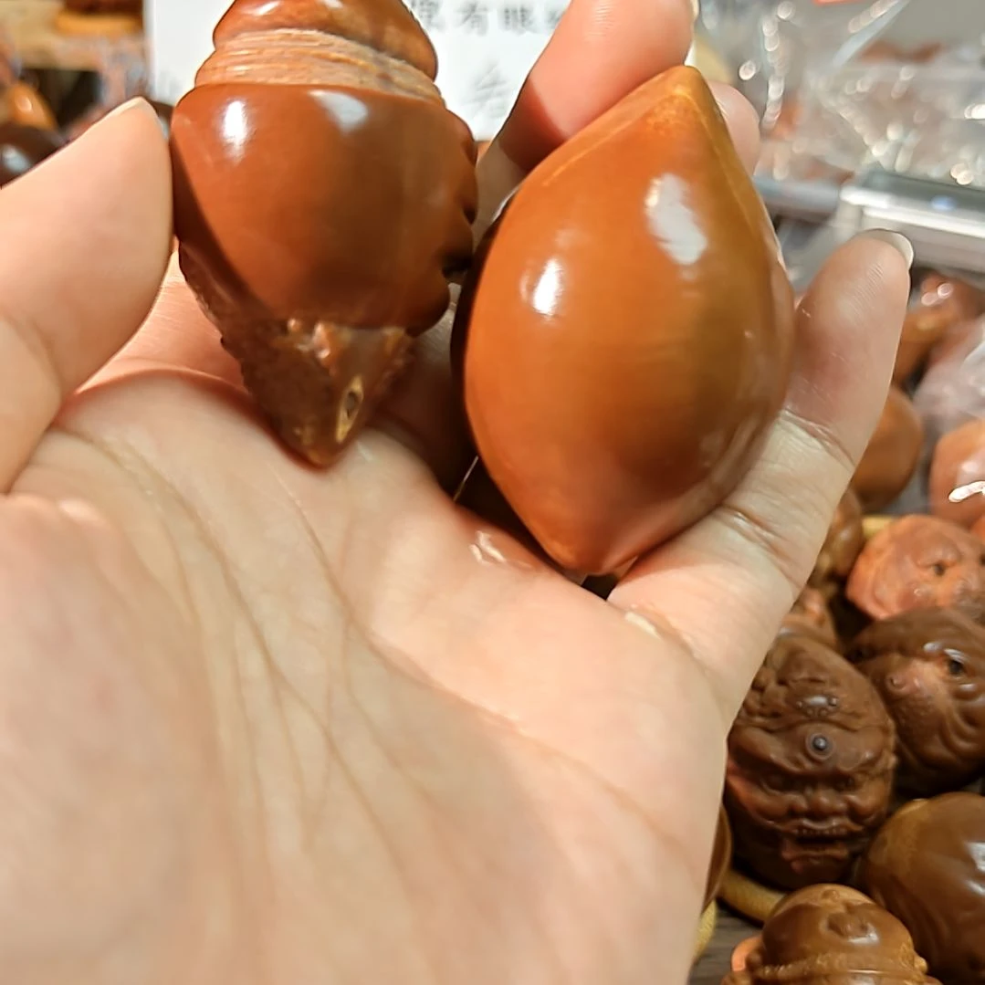橄榄核把件牙*阴阳生命