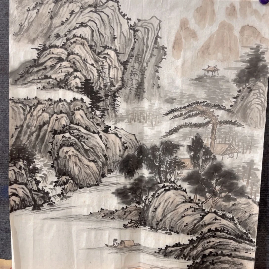 国画原创作品水墨山水