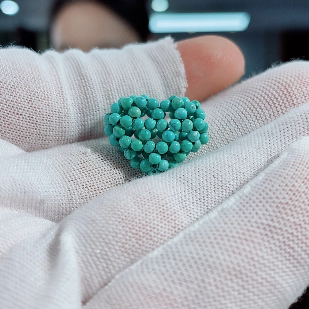 未镶嵌绿松石珠宝奇石