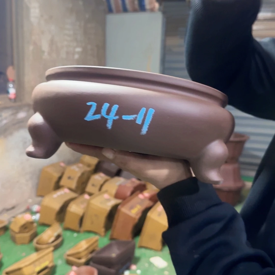 紫砂花盆紫砂花盆