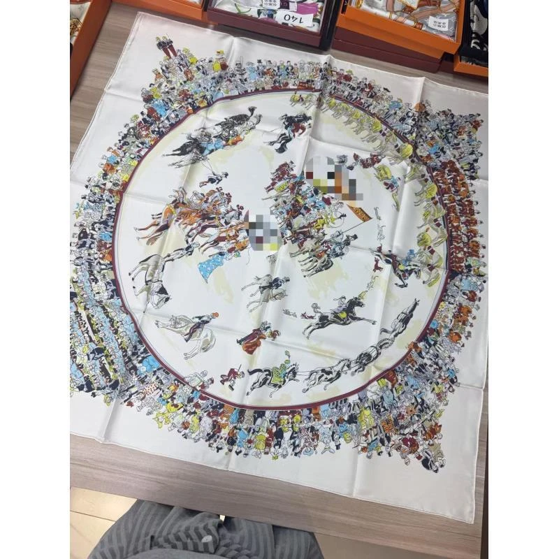 赞赞家【00147莫里哀马戏团】旅游外搭披肩90丝巾18姆米百搭潮流