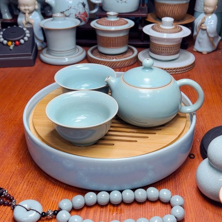 【闪购商品】汝州单壶单杯，盖碗