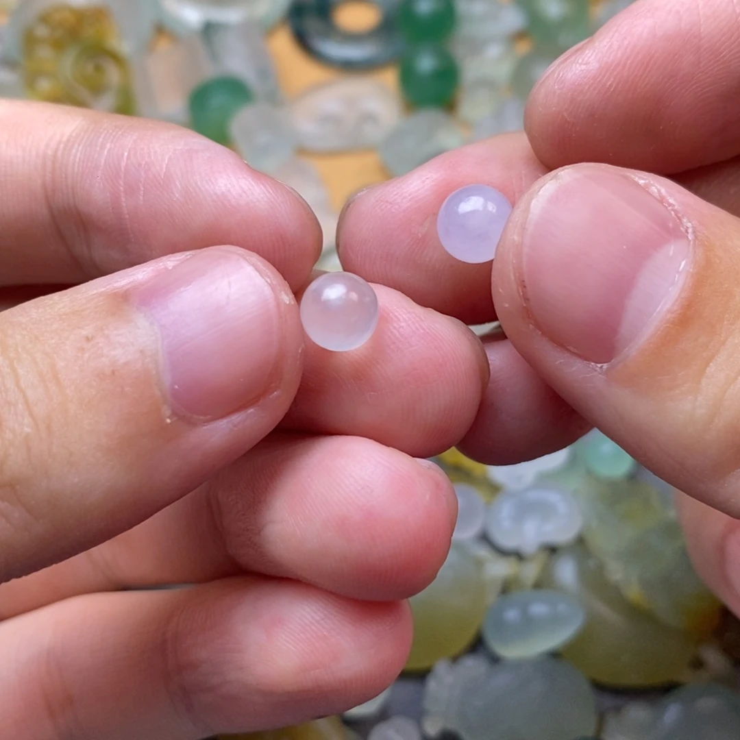 定制翡翠未镶嵌小**～珠子