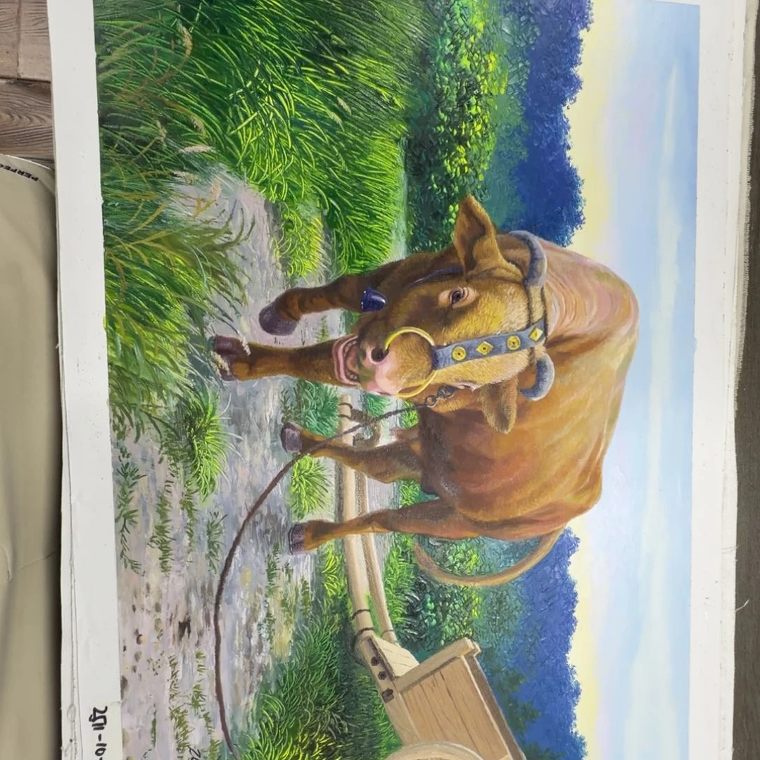 油画加油加油努力加油努力