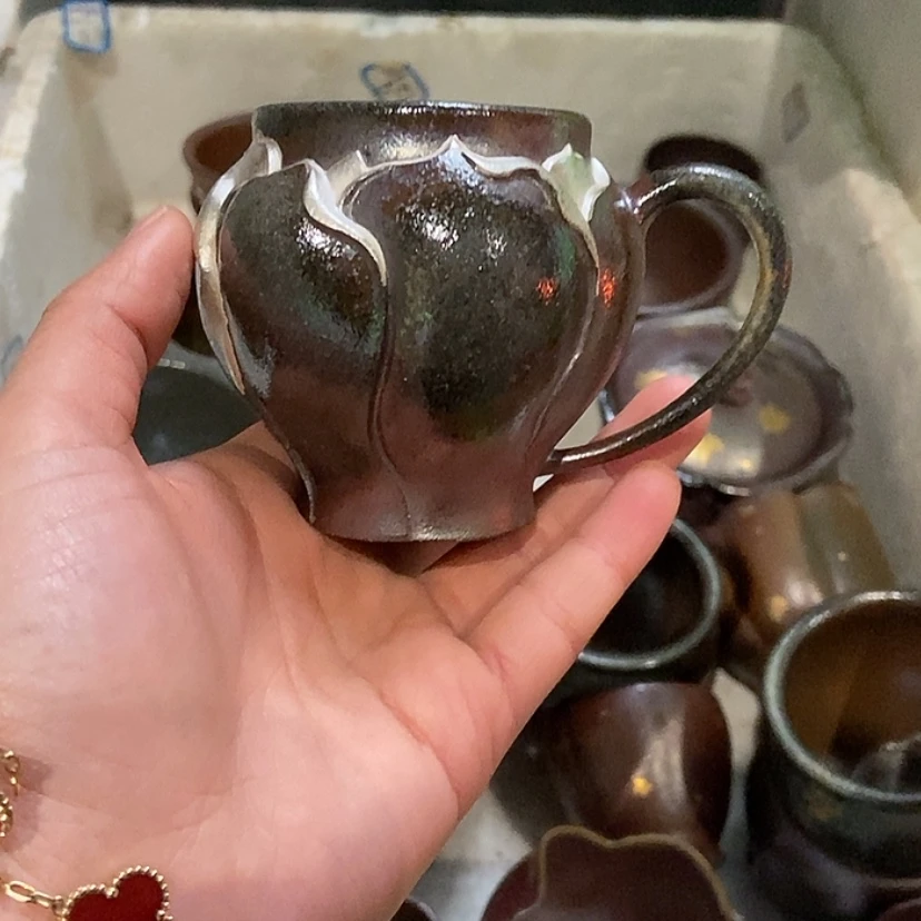 【闪购商品】茶杯紫砂服*小叶把杯