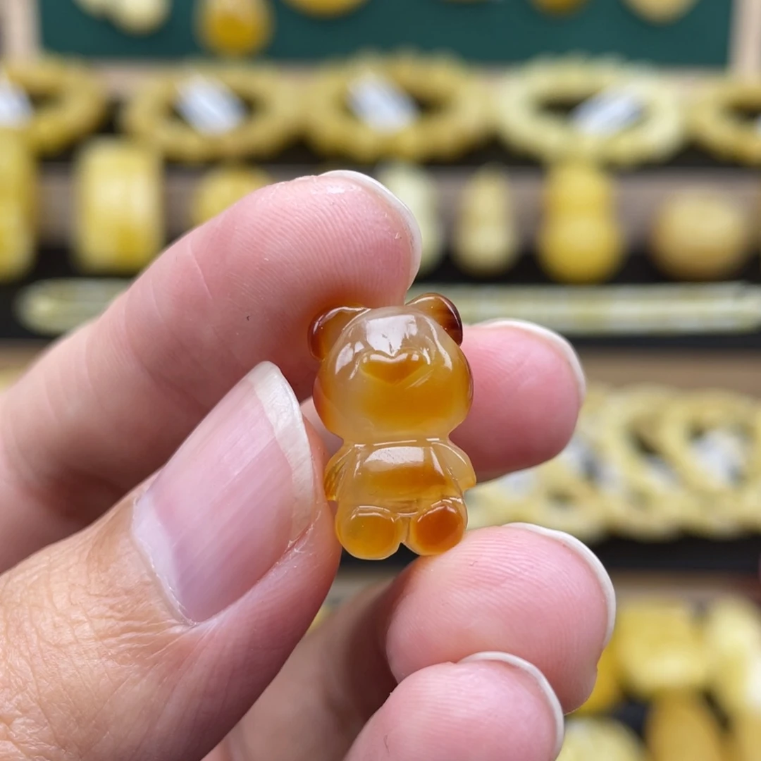 琥珀裸石未镶嵌琥珀蜜蜡