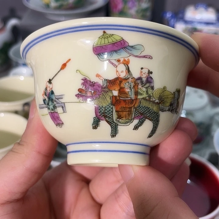 摆件景德镇陶瓷主人杯122334