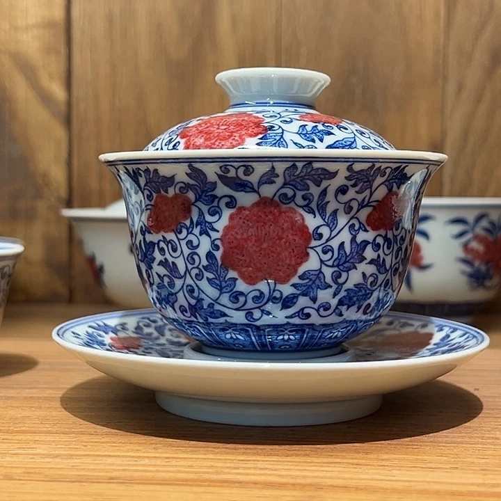 臻玉古坊原矿孔雀石釉里红