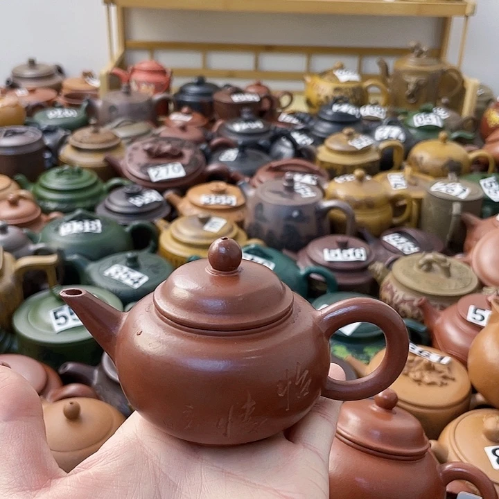 茶壶紫砂福*福紫砂微瑕