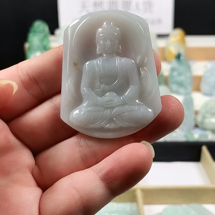 吊坠(不含链)未镶嵌翡翠大日如来